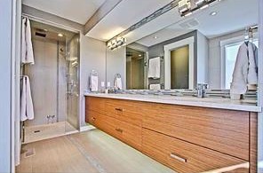 Spa ensuite with a steam shower